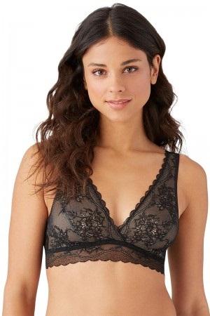 NWOT b.tempt'd Wacoal S Lace Perfection Bralette 952284 Black 120334