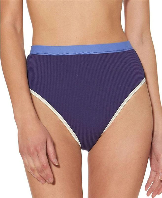 Jessica Simpson L Purple High-Waist Bikini Bottoms 120563