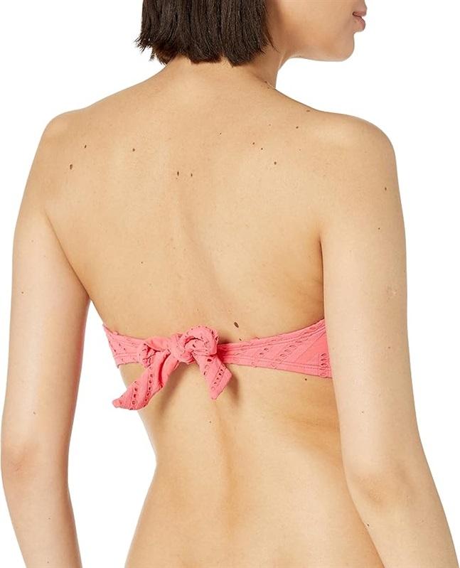 NWOT Kenneth Cole M Watermelon Bandeau Swimsuit 120566