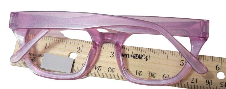 NWT Jones NY 2.5 Pink Geometric Reading Nerd Glass Readers 120597