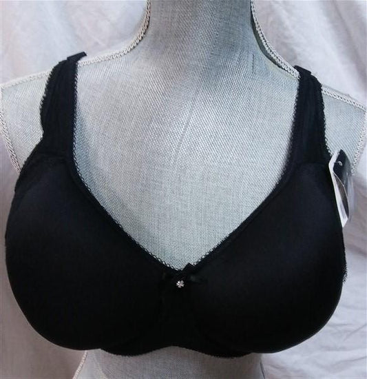 NWT Wacoal 36DDD Retro Chic Seamless Contour 853186 Black 120618