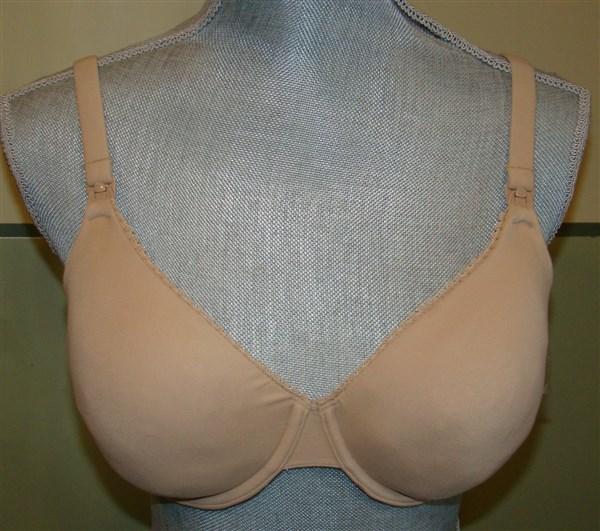 NWOT Oh Baby 40C Motherhood Maternity Underwire Nursing Bra Beige 120675