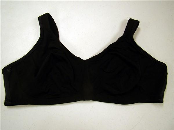 NWOT Comfort Choice 52C Secret Shaping Bra Wire Free Black 120679