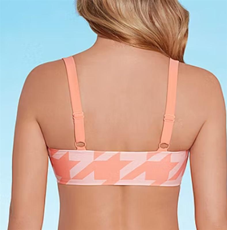 NWT Sports Illustrated XL Misty Franklin Houndstooth Bikini Swim Top 120742