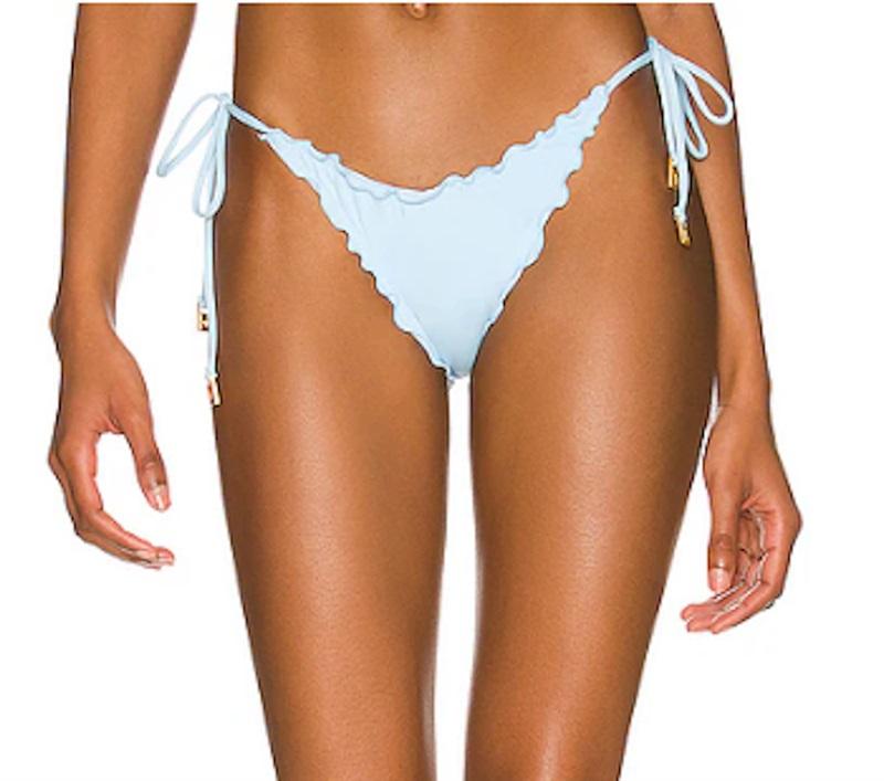 NWT L*Space L Roger Bikini Swim Bottom Sky Blue 120777