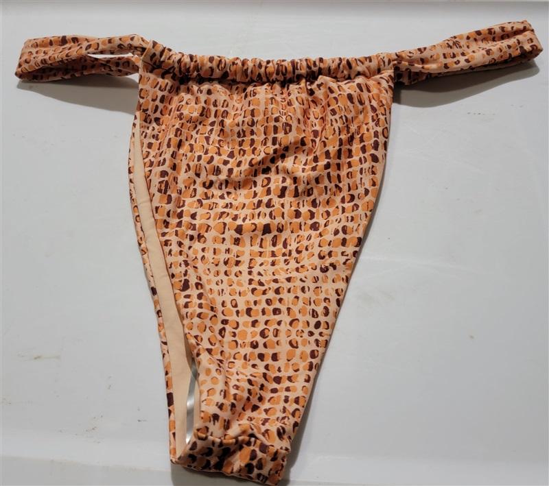 NWT L*Space XL Gina Wild Bunch Bikini Bottom Animal print 120781