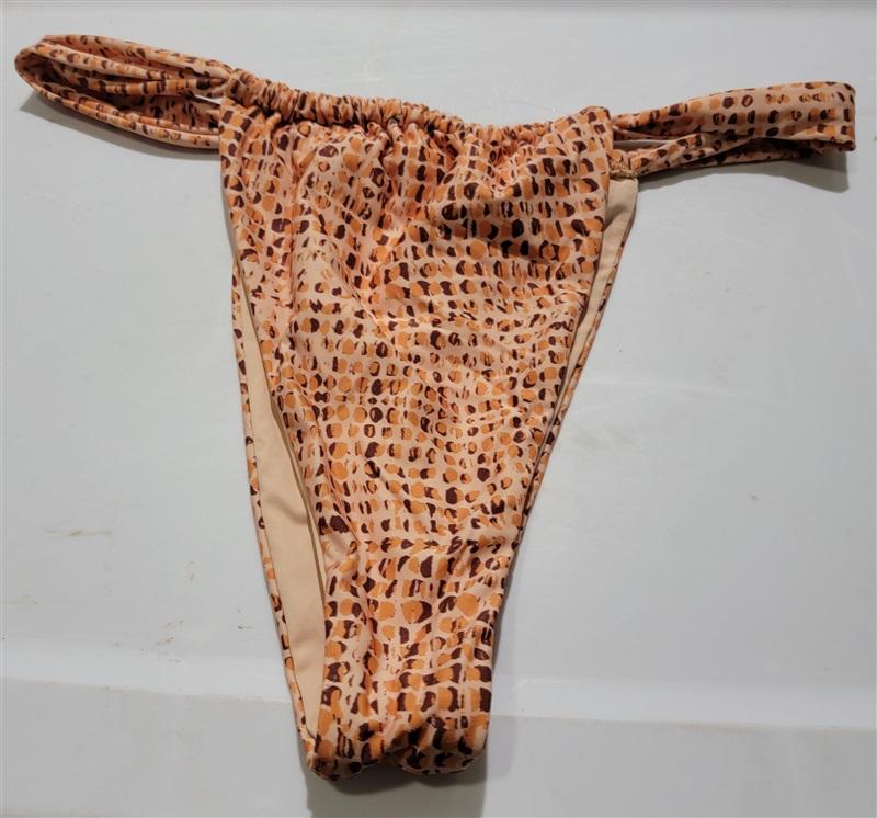 NWT L*Space XL Gina Wild Bunch Bikini Bottom Animal print 120781