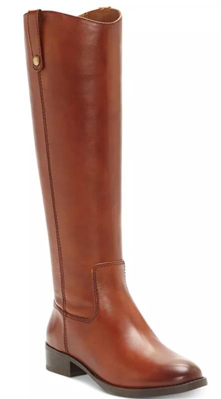 NWT INC 6.5 Fawne Leather Knee High Boots Riding Boots Equestrian