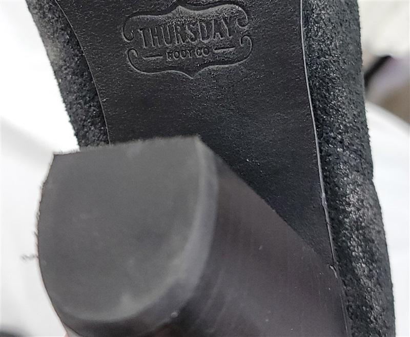 NWOT Thursday Boot Co 7.5 Galaxy Chelsea Ankle Boots Black Glitter 120813