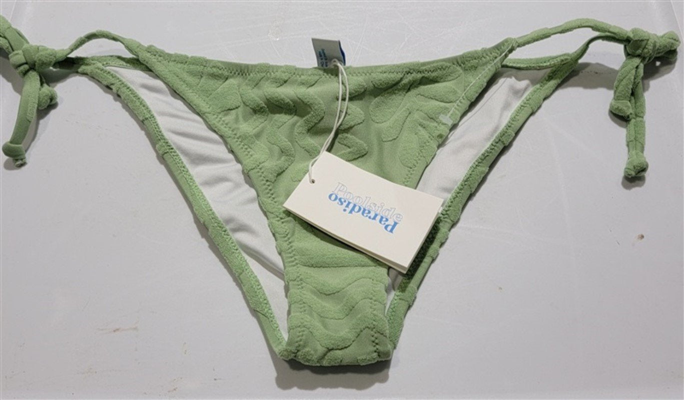 NWT Poolside Paradiso S Out from Under Crochet Tie Side Bikini Bottom 120760