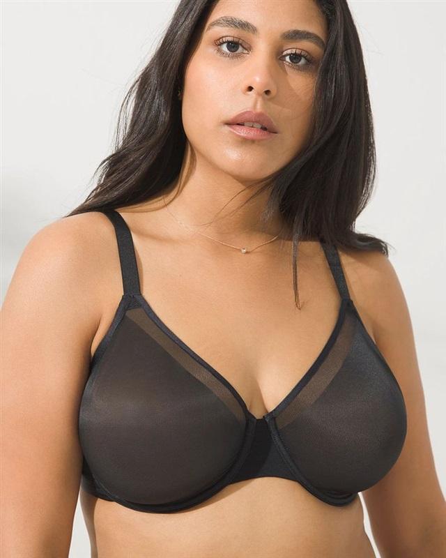 NWT Soma 36D Unbelievable Lift Perfect Coverage Bra Black 120824