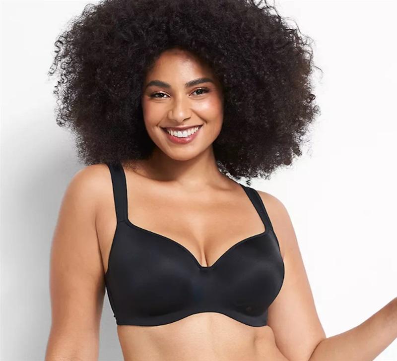 NWOT Cacique 46DD Smooth Lightly Lined Balconette Bra Blue 120856