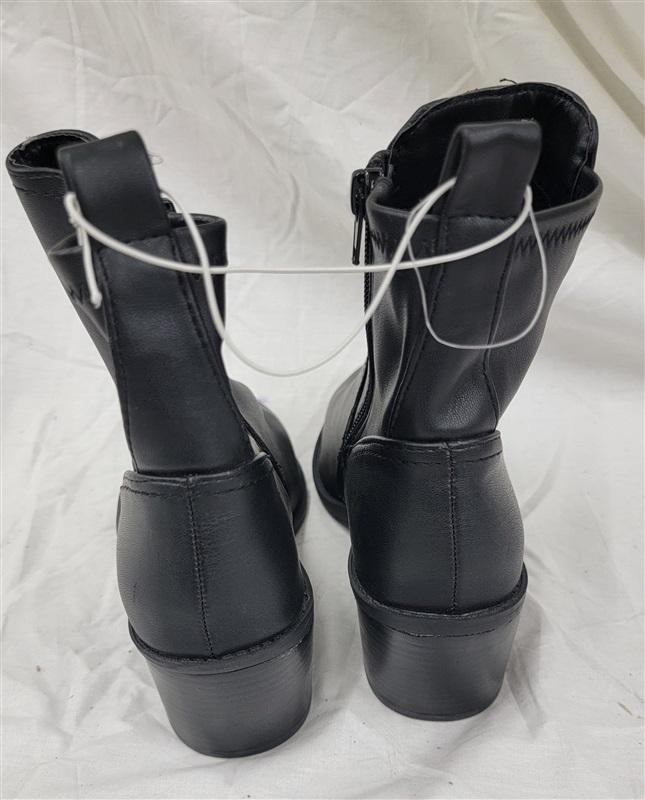 NWOT Dolce Vita 7.5 Oster Western Ankle Boots Black 120874
