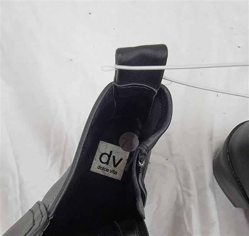 NWOT Dolce Vita 7.5 Oster Western Ankle Boots Black 120874