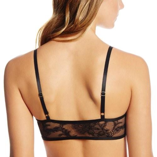 NWT Natori 34D Memento Front Close Contour Underwire Bra 732075 Black 120915