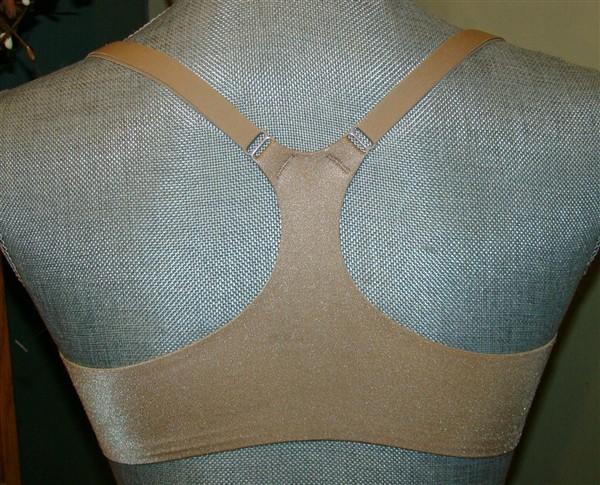 Maidenform Comfort Devotion 34D Tailored T-Back Bra 9457 Beige 120924