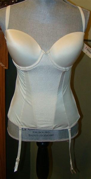 NWOT Maidenform Luleh 34D Merriwidow Corset Chic Essentials 33492 Ivory 120947