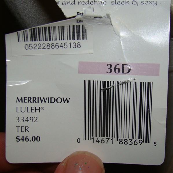 NWOT Maidenform Luleh 34D Merriwidow Corset Chic Essentials 33492 Ivory 120947