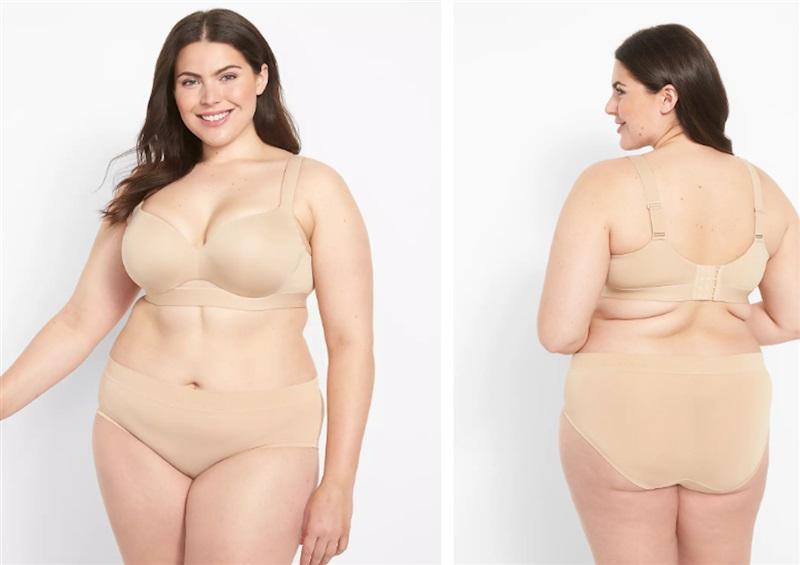 NWOTD Cacique 42DDD Lightly Lined Balconette Bra Beige 118965