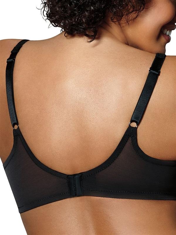 NWOT Playtex 42DD Love My Curves Lace Underwire Bra 4514 Black 120968