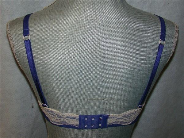 NWT Heidi Klum 34D Fit Mesh Lace Custom Lift Push-Up Bra H29-1168B 120977