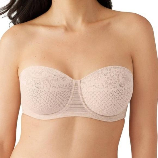 NWTD Wacoal 36DD Visual Effects Strapless Minimizer Bra 854310 Beige 121000