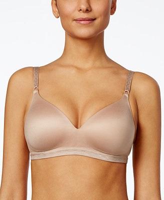 NWPT Warner’s Bra 38B Cloud 9 Full-Coverage Wire-Free Contour 1269 Beige 121022