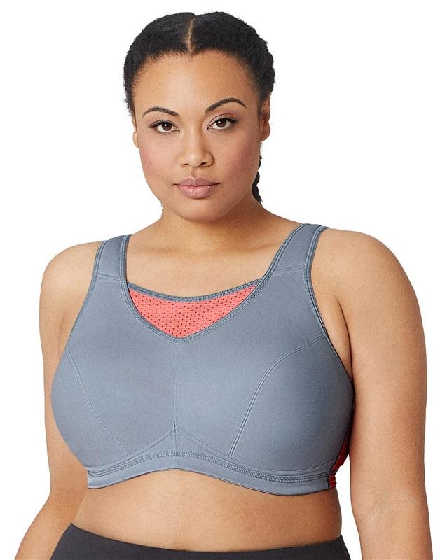 NWOt Glamorise 44C Elite Performance Med-Impact Camisole Sports Bra 1067 121052