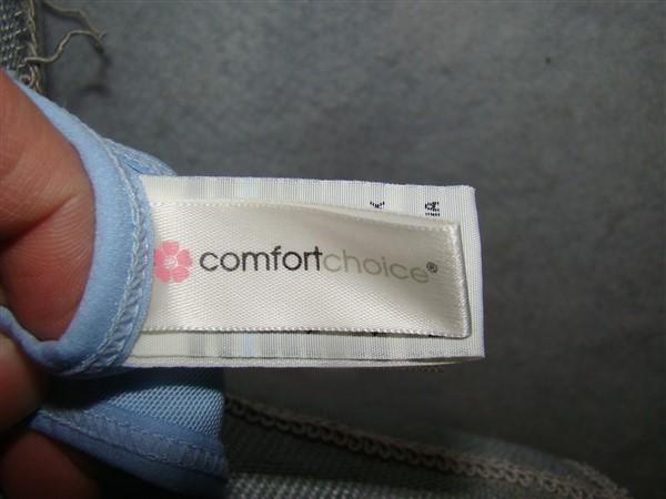 NWOT Comfort Choice 38B Zipper Leisure Sports Bra Blue 121067