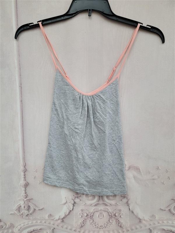 NWT Calme M Night & Day Tank Gray Peach 121072