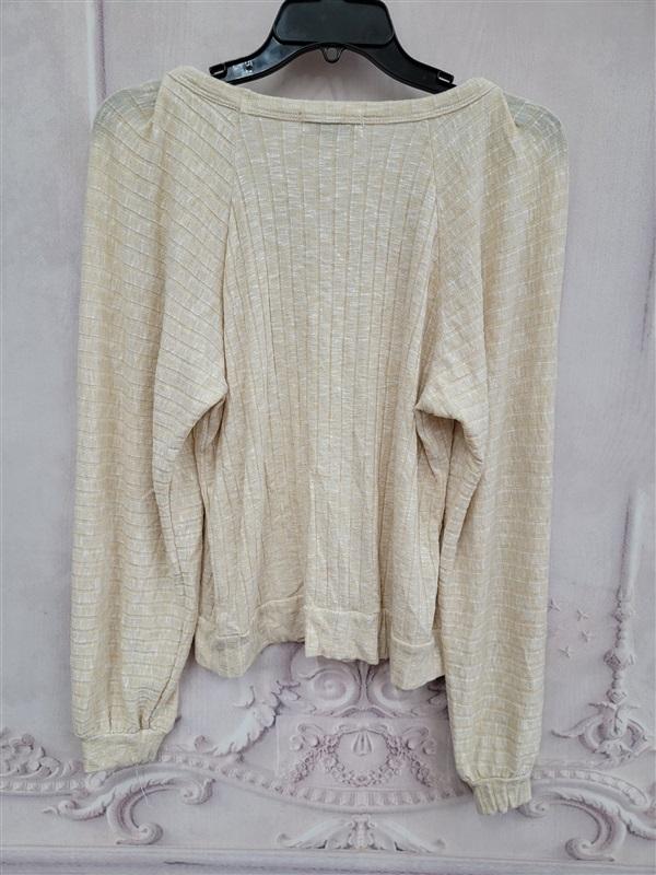 NWOT Michael Stars S Polly Square Neck Butter Ribbed Top 121074