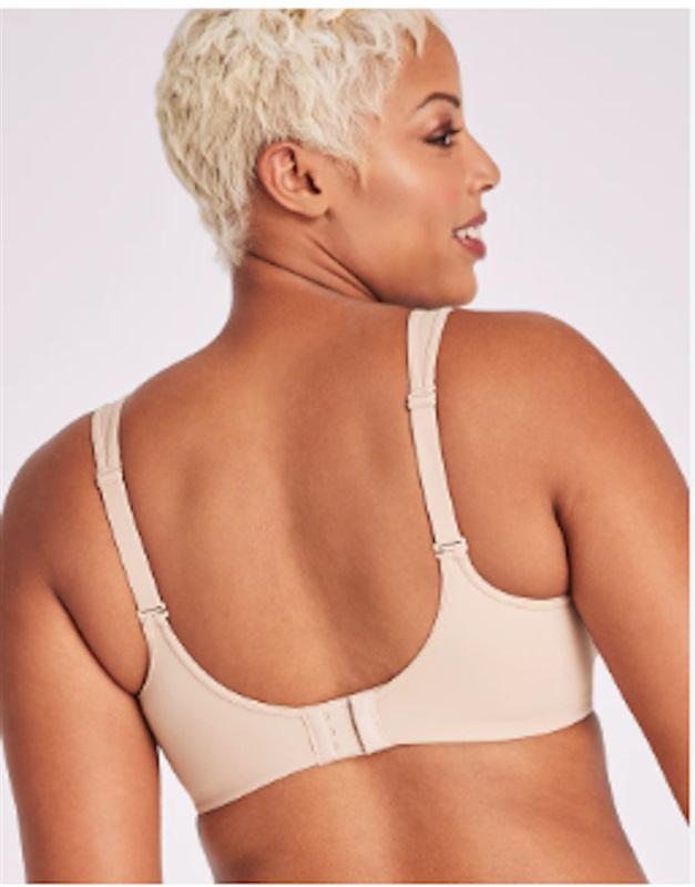 NWT Bali 36DD Passion Comfort Minimizer Underwire Bra DF3490 Taupe 121090