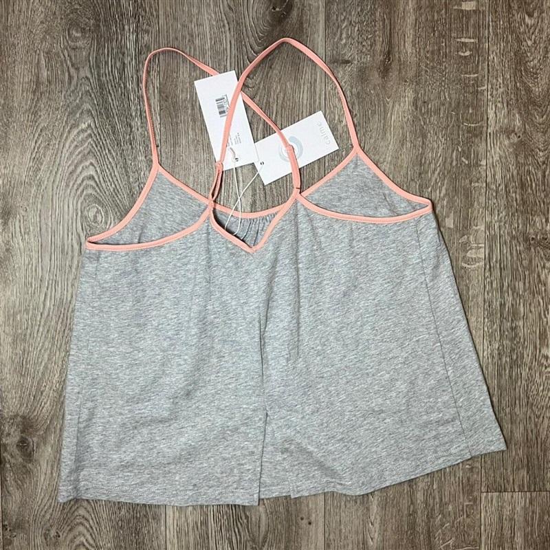 NWT Calme XS Night & Day Tank Gray Peach 121105