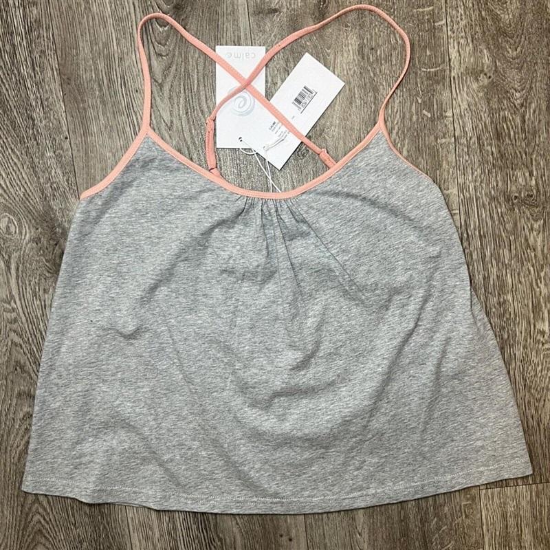 NWT Calme XS Night & Day Tank Gray Peach 121105