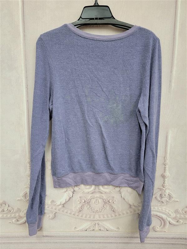 NWOT Wildfox S Purple Baggy Beach Jumper Sweatshirt #121120