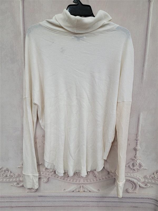 NWOT Michael Stars L Marcy Thermal Ivory Turtle Neck Tunic 121122