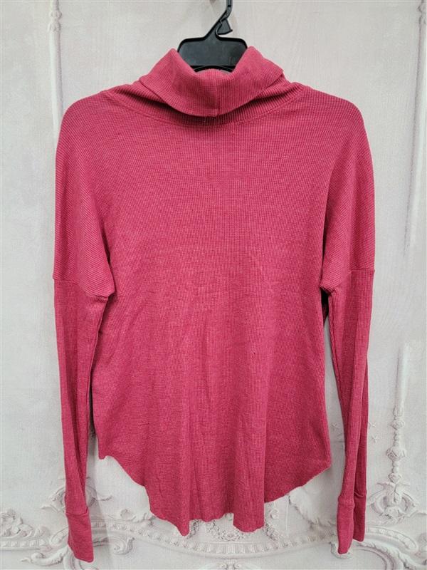 NWOTD Michael Stars S Marcy Thermal Red Turtle Neck Tunic 121123