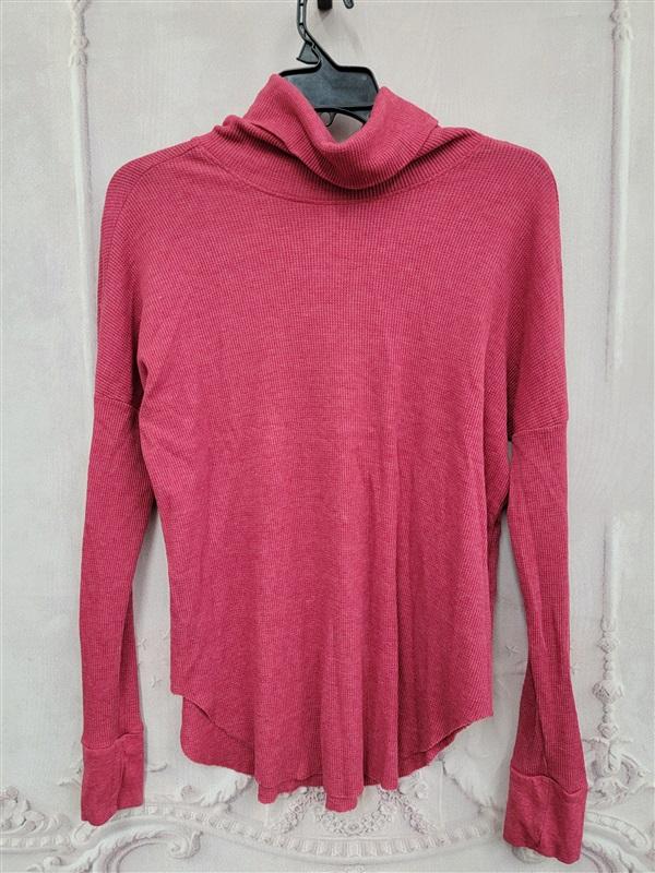 NWOTD Michael Stars S Marcy Thermal Red Turtle Neck Tunic 121123