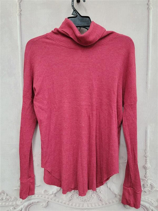 NWOTD Michael Stars S Marcy Thermal Red Turtle Neck Tunic 121123