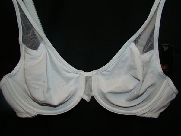 NWOTD Wacoal 36C Seamless Underwire Cotton Bra 65115 White 121153