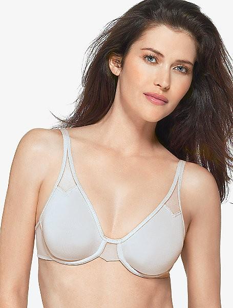 NWOTD Wacoal 36C Seamless Underwire Cotton Bra 65115 White 121153