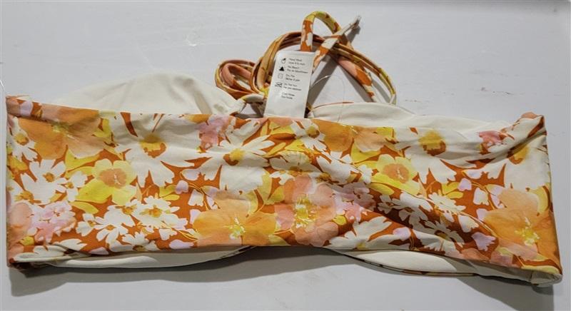NWOT L*Space L Dawn Bikini Top Swimsuit Orange 121166
