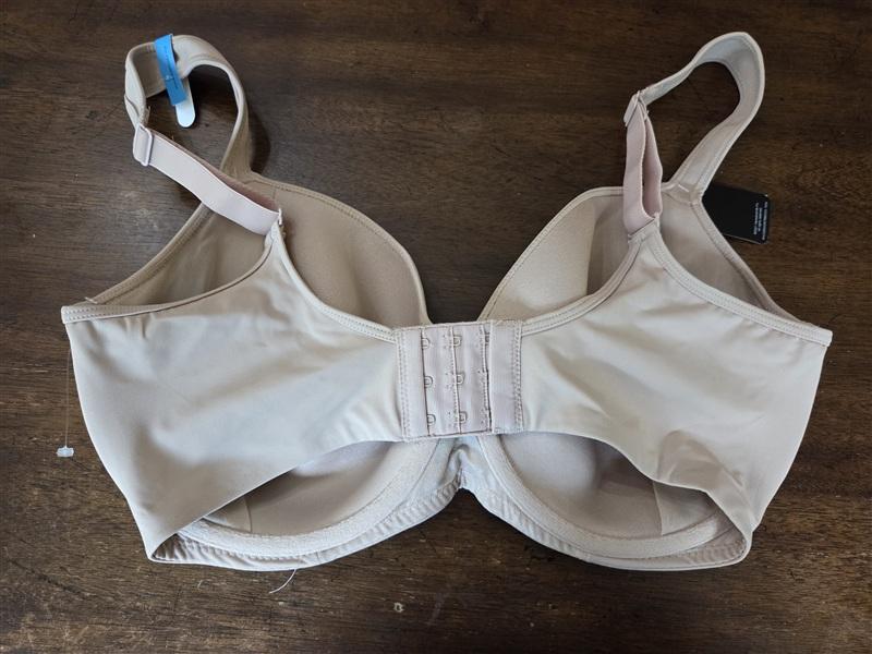 NWT Bali 34DDD Passion Comfort Minimizer Underwire Bra DF3490 Taupe 121189