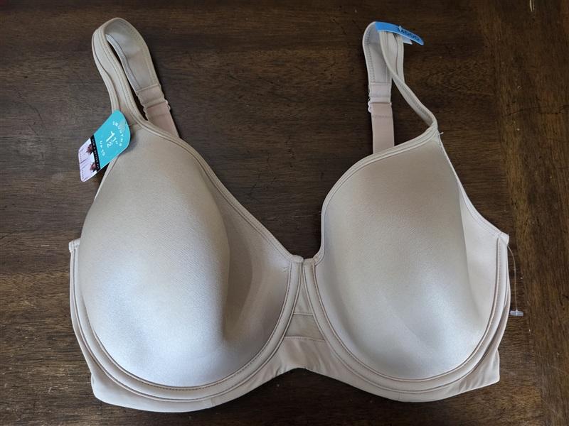 NWT Bali 34DDD Passion Comfort Minimizer Underwire Bra DF3490 Taupe 121189