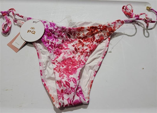 NWT Pilyq L Azalea Embroidered Beaded Tie Teeny Bikini Swim Bottom 121225