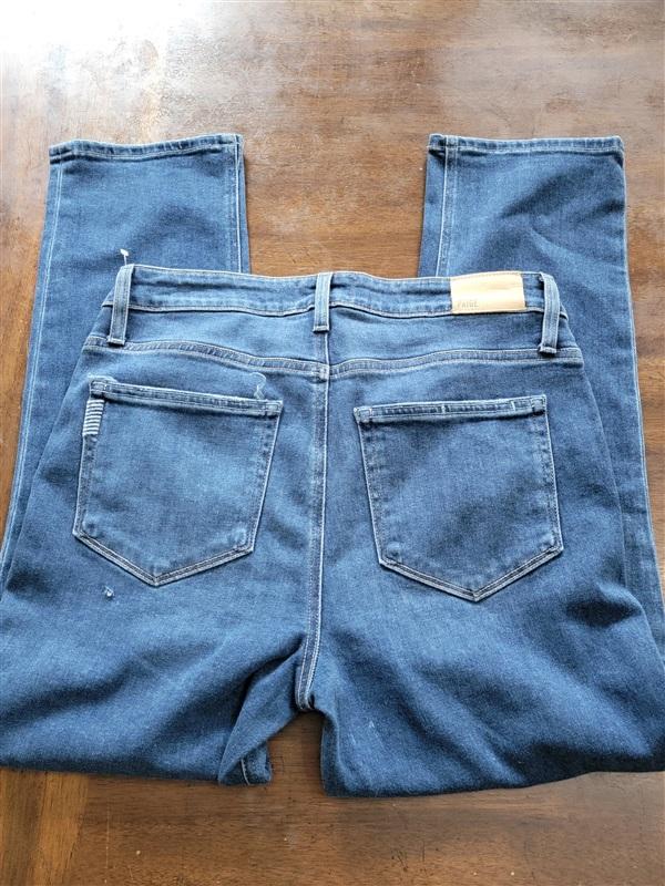 NWOT Paige 30 Cindy Crop High Waist Ankle Straight Leg Jeans 121278