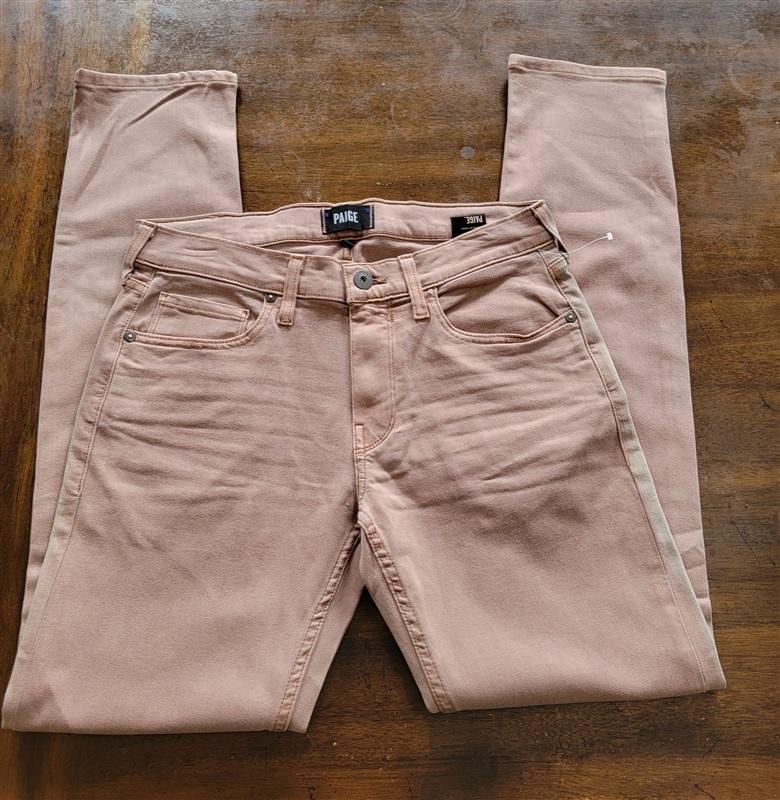 NWOT Paige 30 Men's Transcend Lennox Slim Jeans Sahara 121281