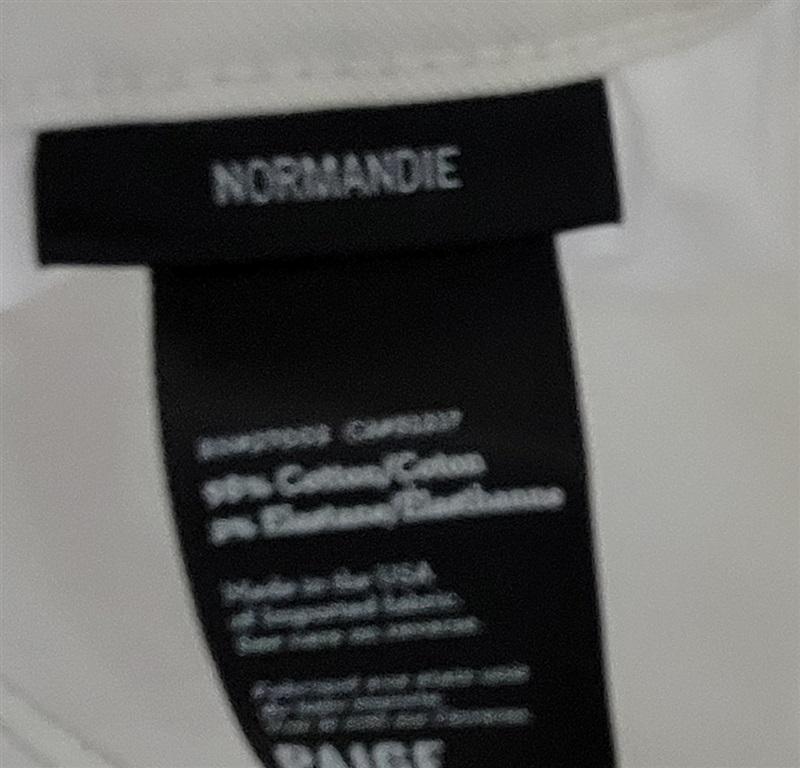 NWOTD Paige 30 Men's Normandie Slim Jeans White 121286