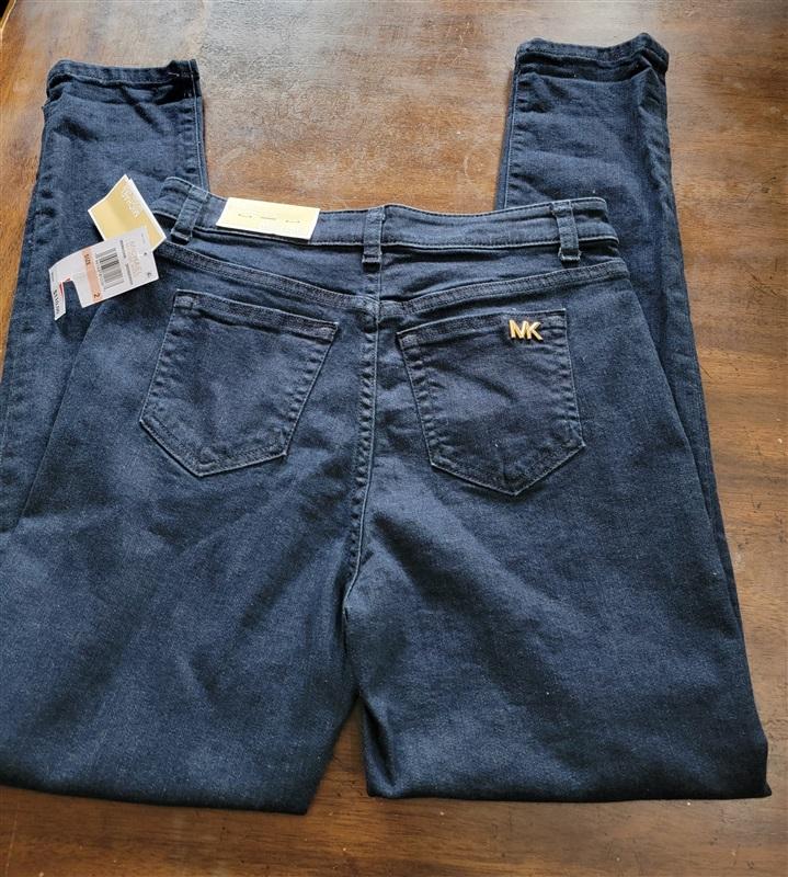 NWTD Michael Kors 2 Skinny High Waisted Cropped Selma Jeans 121288