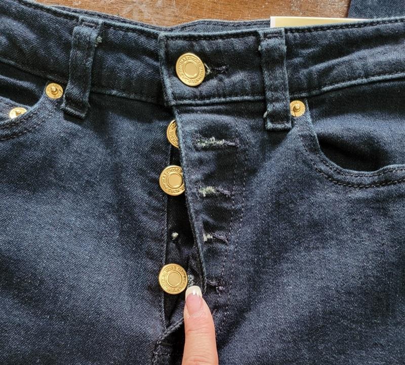 NWTD Michael Kors 2 Skinny High Waisted Cropped Selma Jeans 121288